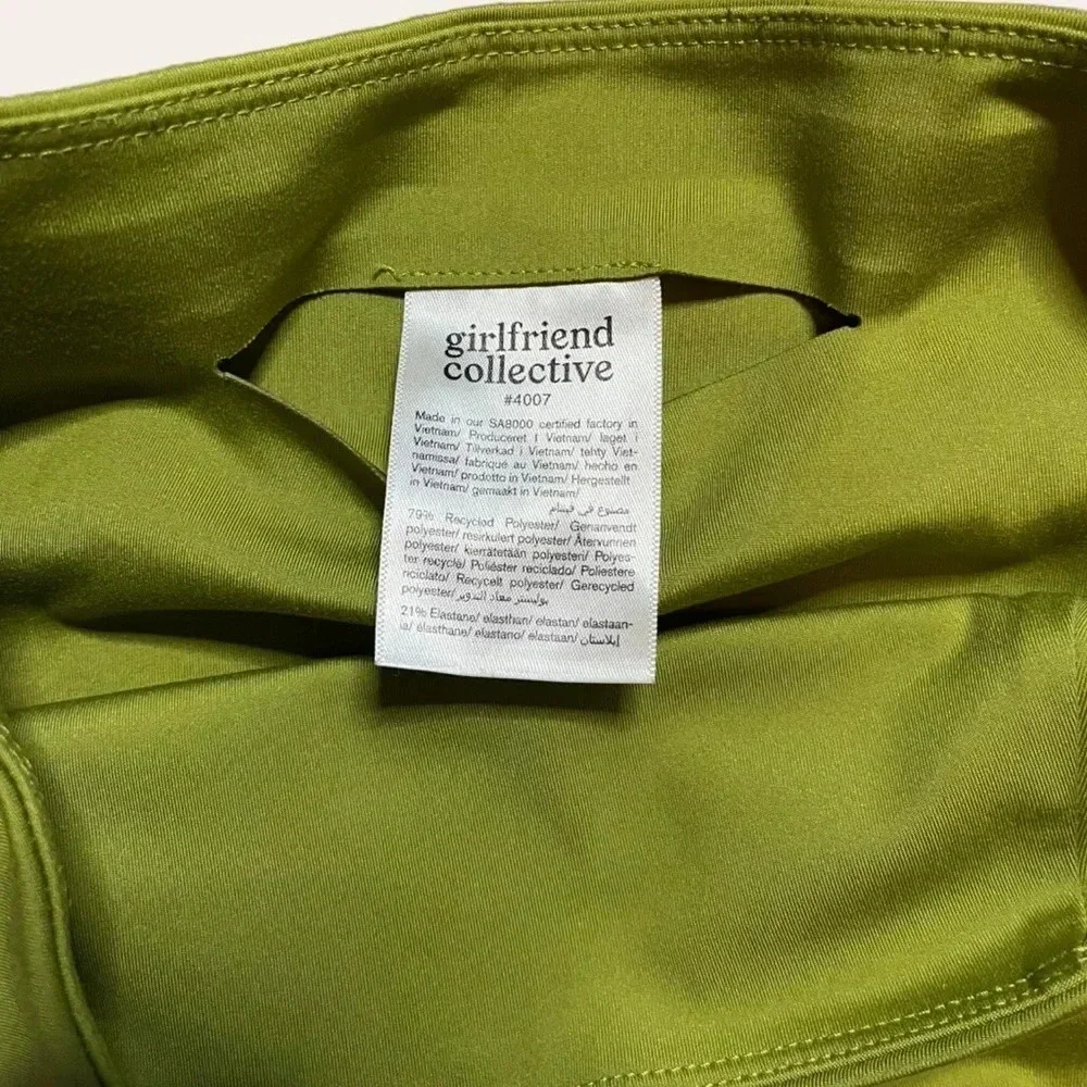 Girlfriend Collective high waist compressive leggings in Ivy - XS 28.5” length - Picture 6 of 8